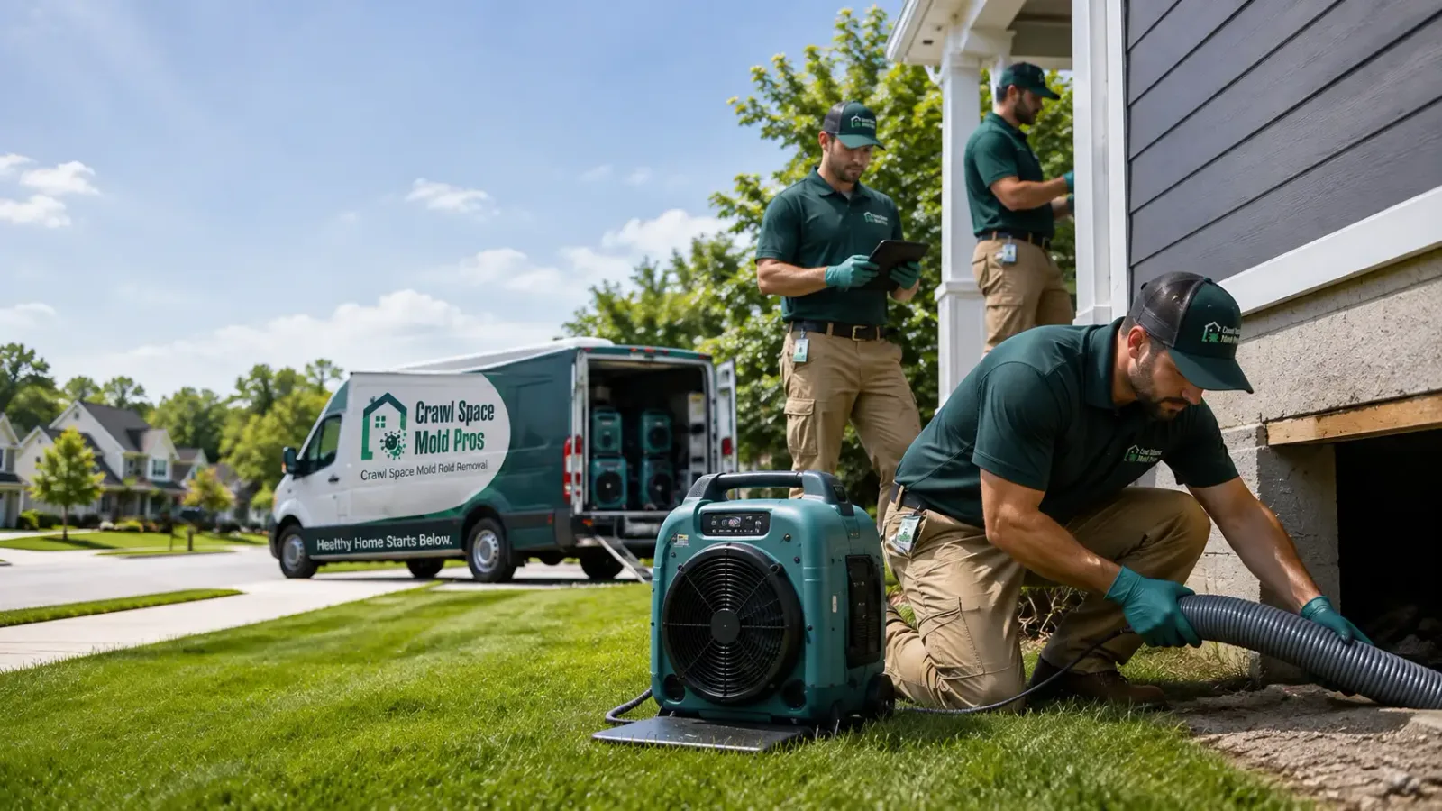 Crawl Space Mold Removal in Hampden Sydney, VA